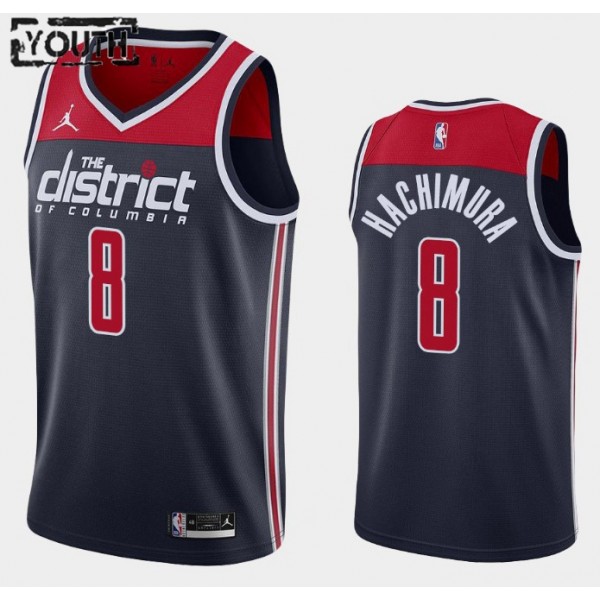 Washington Wizards Trikot Rui Hachimura 8 2020-2021 Jordan Brand Statement Edition Swingman - Kinder